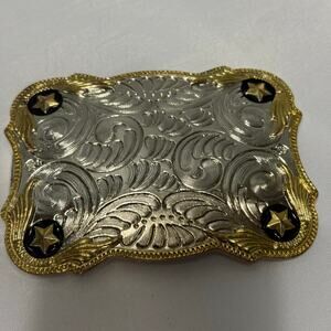Western Belt Buckle Sliver Belt Buckle